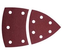 Set de feuilles abrasives pour ponceuse Multi avec bande auto-agrippante, perforé Wolfcraft 3118000 Grain 40, 80, 120 Cote