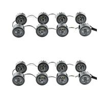 HELLA 2Pt 177 696-771 Led-Kit De Feux Diurnes - Ledayflex - 24/12V - Rond - Montage Encastré - Couleur Du Voyant: Limpide - Câble: 120Mm - Avant Du Véhicule - Jeu