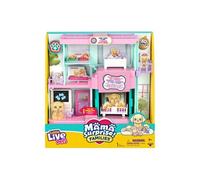 Little Live Pets Set de Jeu Mama Surprise Families Clinique pour bébés, Découvre 3 bébés Retrievers, Set de Jeu Double Face (27,8 cm × 23,8 cm), Nourris, Lave et Joue, Cadeau Amusant pour Les Enfants