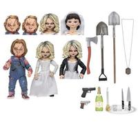 Set De Figurines D'action 7" Chucky - Ultimate Chucky & Tiffany