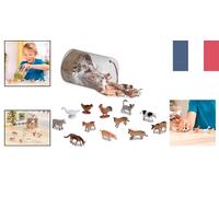 Set de Figurines d'Animaux de la Ferme - 60 Jouets en Plastique Durable