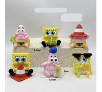 Set de figurines de Bob l'éponge et Patrick