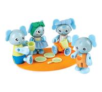 Set de figurines de jeu Hape Famille d'éléphants
