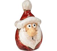 Set de figurines de Père Noël en céramique, rouge, 7cm, 6 pcs - Décoration festive Cadeaux de Noël