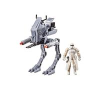 Set de figurines Hasbro Star Wars ActionVerse Imperial Remnant AT-RT Driver avec AT-RT et blaster gris