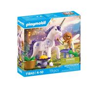 Set de figurines Playmobil 71843 Licorne porte-bonheur et fée, détails décoratifs, lavande