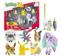 Pokémon - Set de 8 figurines Battle Ready W7 - Génération 8 - Pikachu & Eevee