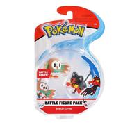 Set de figurines Pokemon : Rowlet et Litten - Affrontez vos créatures préférées Redonnez vie à votre collection en la remplissant d'émotions et d'aventures dès aujourd'hui