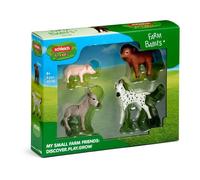Set de figurines - SCHLEICH - 42740 - Premiers Bébés de la Ferme - Farm World - 4 pièces - Dès 3 ans