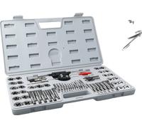 Set de filetage et de coupe Camecho, 60 pièces pour le travail des métaux, contient des tailles métriques et SAE, en acier GCr15 durable