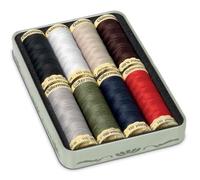 Set de fils à coudre - GÜTERMANN - Couleurs basiques - 8 bobines - 100% polyester - 100 m par bobine