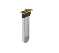 hansgrohe baignoire 28010990 optique or poli, carré, pour bord de baignoire et de carrelage