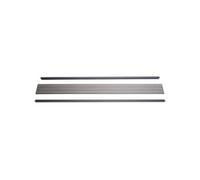 Set de finition pour brise-vue en WPC Sarthe profil de finition 180cm, gris