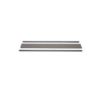Set de finition pour brise-vue WPC Sarthe, profil de finition 180cm, gris