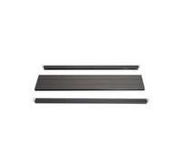 Set de finition pour brise-vue WPC Sarthe, profil de finition 90cm, anthracite Anthracite G