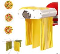 Set de Fixation 3 en 1 pour KitchenAid - Rouleau de Pâtes, Coupe-Spaghetti et Coupe-Fettuccine - Accessoires pour Mixeurs
