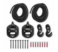 Set de fixation pour hamac CasaMount Black - LA SIESTA - Accessoire pour hamac - Facile à installer et à régler