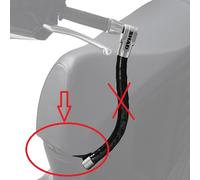 Shad Honda Forza 750 21 44 Cm Handlebar Lock Fixation Noir