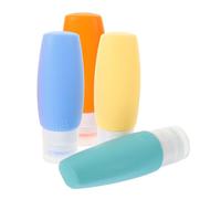 Set de Flacons de Voyage en Silicone 90ml, 4 Pièces