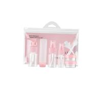 Set de Flacons de Voyage Pet 30ml, Bouteille Cosmétique Rose