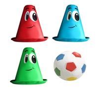 Set de Foot pré-scolaire - STAMP - Balle et 3 cônes - Mixte - A partir de 2 ans