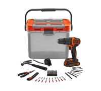 Set de forage et accessoires Black & Decker 18V