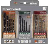 Set de forets 16 pcs Alpen 801003100