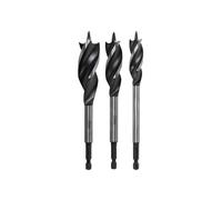 Set De Forets À Vitesse Tri-Point Faithfull, 3 Pièces FAITPASET3PC