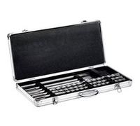 Set de Forets/Burins Sds-Max SP, 7 pièces en coffret aluminium Argent G