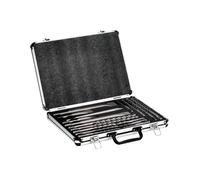 Metabo Set de forets et burins SDS‑Plus 628414000 – 17 pièces, coffret aluminium