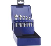 Set de fraises coniques 6,3-20,5 mm en étui fabriqué en tôle d'acier Eventus by Exact 05540 6 pièces tige cylindrique
