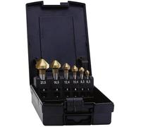 Set de fraises coniques 90° Exact 05568 5 pièces N/A Ø de perçage:6,3 - 25 mm tige cylindrique
