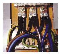 Set de gaines thermorétractables pour le marquage de phases noir CellPack 145093 SR2LK 25-70