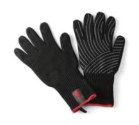 Set de gants de barbecue Weber - avec surfaces de préhension en silicone, noir (S/M)