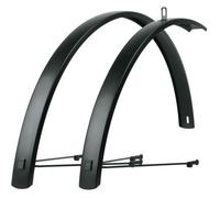 SKS Jeu de gardes-boue Edge AL 46 en aluminium noir