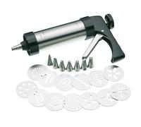 Set De Glaçage Et Machine À Biscuits MasterClass, Avec Huit Buses Et Treize Emporte-Pièces, Coffret D'Exposition, 22 Pièces