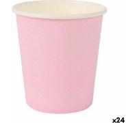 Set de gobelets algon jetables carton rose 20 pièces 120 ml (24 pièces)