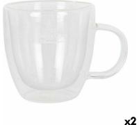 Set de gobelets santa clair verre de borosilicate 150 ml thermique 2 pièces (2 pièces)