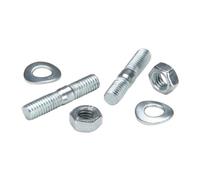 Set de goujons avec rondelles et écrous pour la fixation du carburateur/cylindre (bride) pour Simson S50 S51 Schwalbe