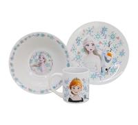Set de goûter en céramique (assiette, bol, tasse) dans une boîte cadeau 3 pièces Frozen
