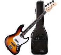 Set de guitare basse Rocktile Fatboy II SB Sunburst - avec sac de transport