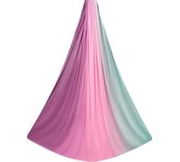 Set de hamacs pour yoga aérien, 100% polyester, 5,5 yards x 3 yards, capacité de charge 300 kg, violet rose