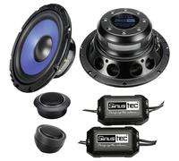 Set de haut-parleurs 2 voies à encastrer 300 W Sinustec ST-165