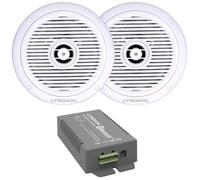 Set de haut-parleurs encastrés - Lyndahl CS180IP + CS200BT-AMP - 120 W - Pour pièces humides - Bluetooth 4 canaux