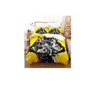 Set de housse de couette My Hero Academia en polyester 240x220cm avec 2 taies d'oreiller 50*75cm #MK21045