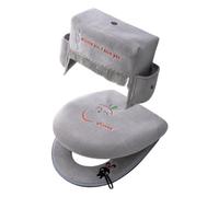 Set de housse de siège de toilettes 3 tapis doux universels confortables