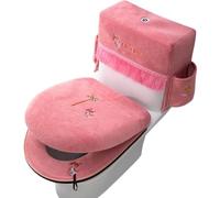 Set de housse de siège de toilettes 3 tapis doux universels confortables
