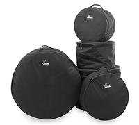Set de Housses de Batterie XDrum Classic Stage (tailles : 22", 10", 12", 16" et 14", (déperlant, rembourrage intérieur, poignées robustes) Noir
