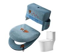 Set de housses pour WC 3 tapis universels, doux et confortables, avec