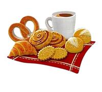Set de Imanes de Nevera 3D de Comida y Bebida Lindos, Imanes de Estilo de Dibujos Animados Con Hamburguesa Huevo Pan, Regalo Para Amantes de la Comida，Patrón 13